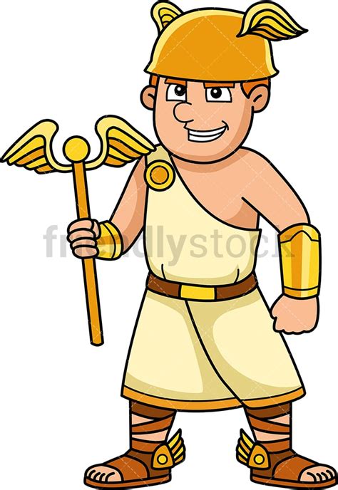 hermes greek god cartoon